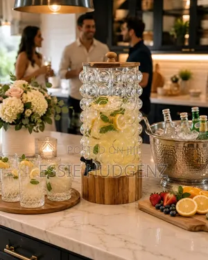 8L Wood Crafted Juice Dispenser