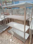 Stainless Steel Rack - Four Shelves - 1
