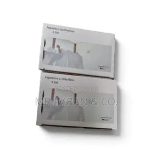 4.2m Wall-Mounted Retractable Indoor Clothesline