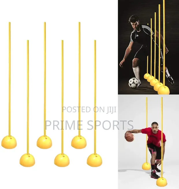 Brand New Folding Plastic Agility Sticks (Set of 4) - 1