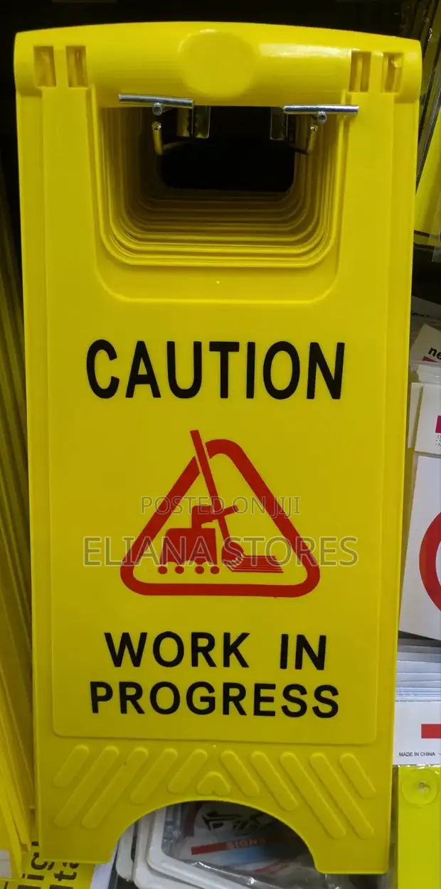 Work in Progress Road Safety Sign - 1
