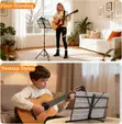 Foldable Tripod Sheet Music Stand - 3