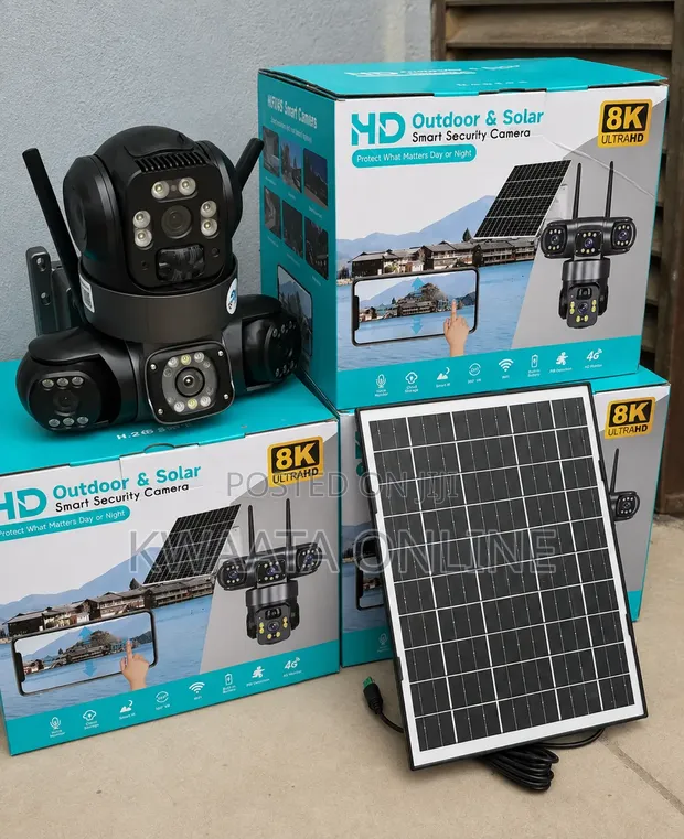 4G LTE Solar Security Camera with Dual Lens - 1