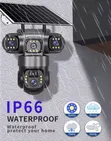 4G LTE Solar Security Camera with Dual Lens - 3