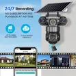 4G LTE Solar Security Camera with Dual Lens - 5