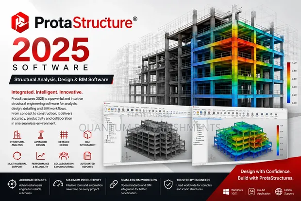 ProtaStructure 2025 Structural Analysis & BIM Software - 1