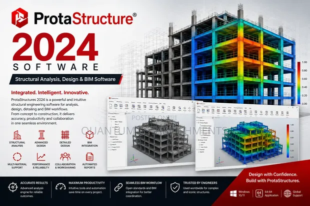 ProtaStructure 2024 Structural Analysis & BIM Software - 1