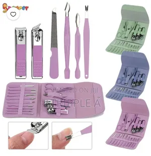 16pcs Stainless Steel Nail Care Tool Set