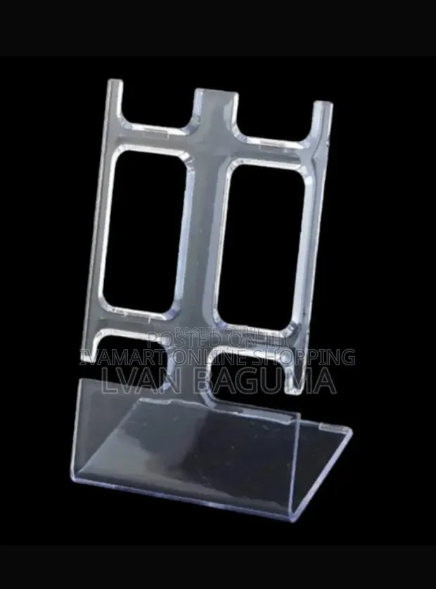 Transparent Watch Display Holders / Stands (Holds 2) - 12 Pcs - 1