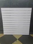 4ft x 4ft White Slatwall Display Board - 1