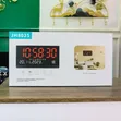 Large 14-Inch LED Digital Wall Clock with Alarm, Date & Temperature - 3