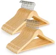 Classic Wooden Hangers - 12 Pcs - 2