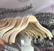 Wood Bottomless Hangers - 12 Pcs - 1