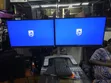 2x Philips 27-inch 2K Monitors with Dual Arm Setup - 1