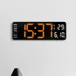 LED Digital Wall Clock with Temperature & Calendar - 2