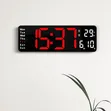 LED Digital Wall Clock with Temperature & Calendar - 3