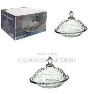Candy Fruit Salad Food Dish Bowl with Dome Lid