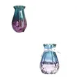 Geometric Faceted Glass Flower Vase - 2