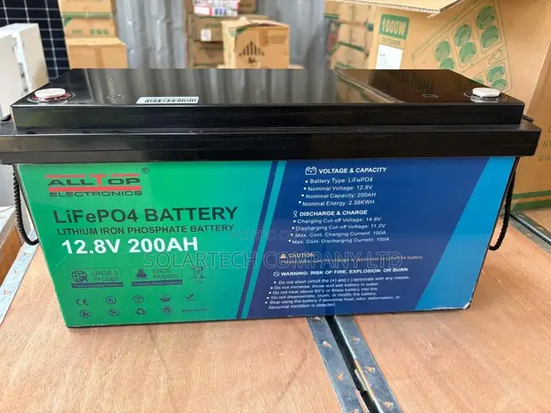 ALLTOP 12.8V 200Ah 2.56kWh LiFePO4 Lithium Battery - 1