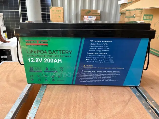 ALLTOP 2.56kWh 200Ah Lithium Solar Battery | 100A Current - 1