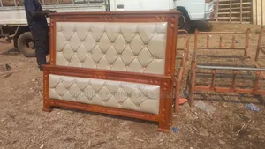 Musambya Soft Cream Bed Frame 5x6