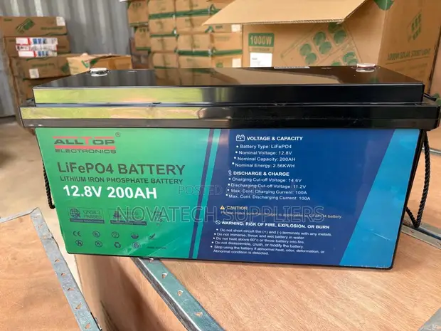 ALLTOP 12.8V 200Ah 2.56kWh LiFePO4 Lithium Battery - 1
