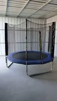 10 Ft Round Backyard Trampoline with Safety Enclosure Net - 1