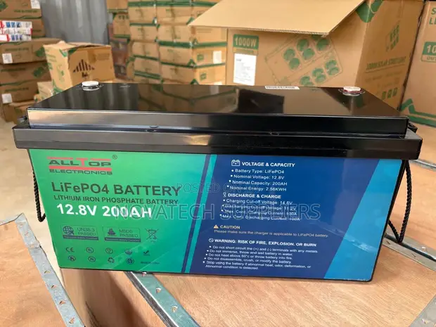 ALLTOP 2.56kWh 12.8V 200Ah Lithium Iron Phosphate Battery with Smart BMS - 1