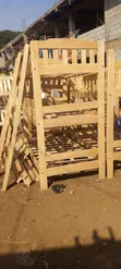 Lux Triple 3x6 Natural Colored Decker Bed Frame - 2
