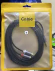 Banana to Aux Audio Adapter Cable - 1