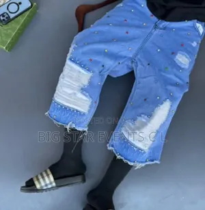 Brand New Cotton & Silk Jean Shorts