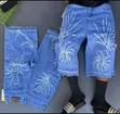 Brand New Cotton & Silk Jean Shorts - 2