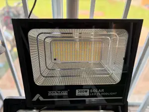 ALLTOP 300W LED Solar Flood Light with Panel & Battery