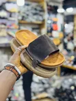 Clarks Men's Black Suede Sandals - 2