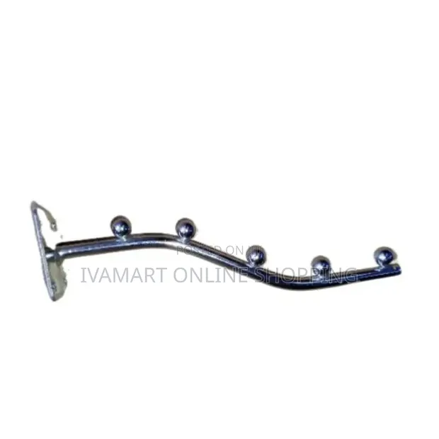 Wall Mounted Boutique Hook Rods - 5 Hooks - 1