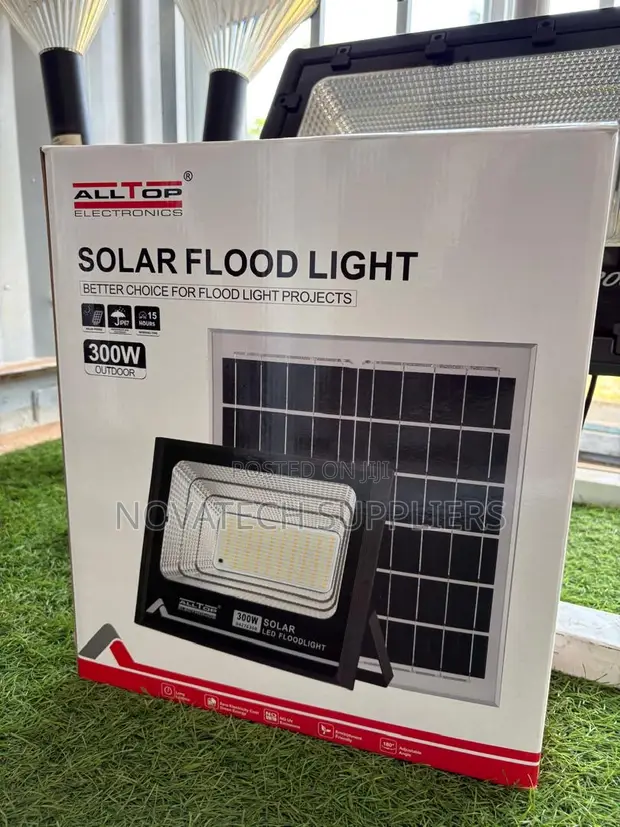 Brand New 300W ALLTOP IP67 Waterproof Solar LED Flood Light - 1