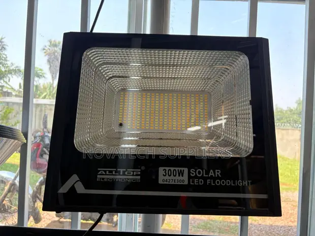 ALLTOP 300W Solar Flood Light with Lithium Battery - 1