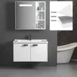 Medium Wooden Bathroom Cabinets - 1