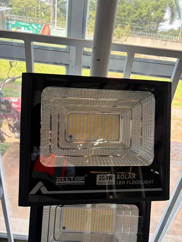 ALLTOP 200W LED Solar Flood Light with Panel - 1