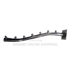 Wall Mounted Boutique Hooks Rods - 7 Hooks