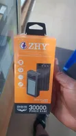 ZHY-P209 30000mAh Power Bank with Built-in Cables - 1