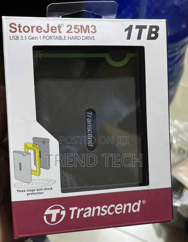 1TB Transcend External HDD - 1