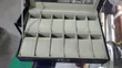 Black 12-Slot Faux-Leather Watch Box - 2