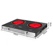RAF Double Burner 7000W Electric Infrared Cooker R8050 - 5