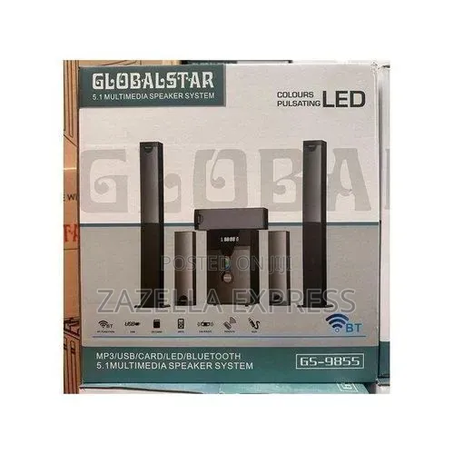 Global Star 5.1CH Home Theater Sound System with Woofer - 1