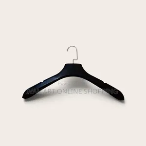 Suit / Coat Hangers - 12 Pcs Black