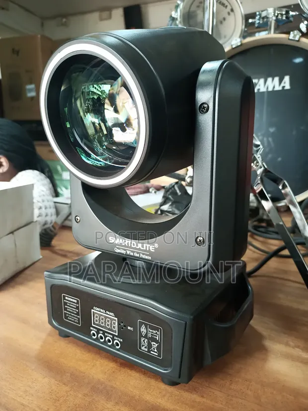 SMARTDJLITE Moving Head Stage Light with LED Ring - 1