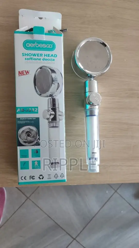 Aerbes AB-J332 High Pressure Turbo Filter Shower Head - 1