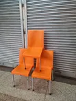Ergo Stackable Plastic Chairs - 1