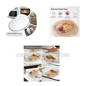 1.4L Borosilicate Glass Baking Tray - Microwave Safe